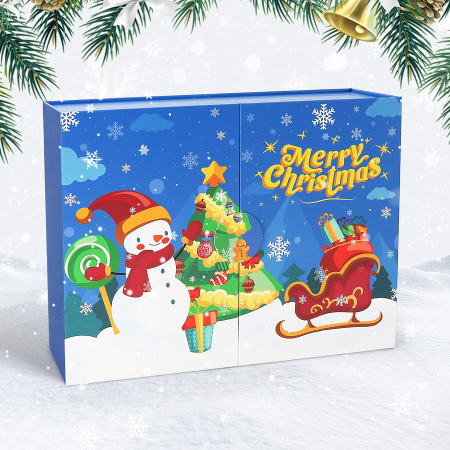 Calendrier de l'Avent Diamond painting « Bonhomme de Neige » – 12 surprises