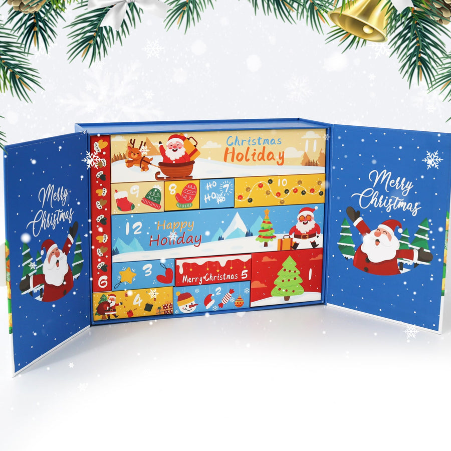 Calendrier de l'Avent Diamond painting « Bonhomme de Neige » – 12 surprises