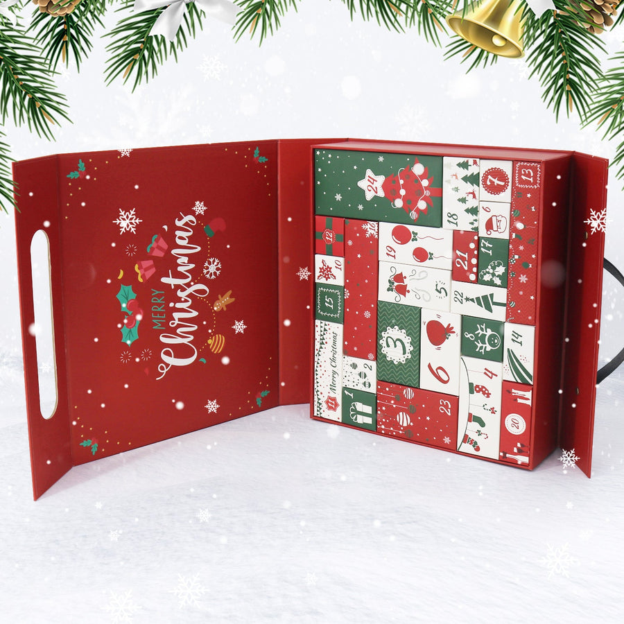 Calendrier de l'Avent Diamond painting « Couronne de Noël » – 24 surprises