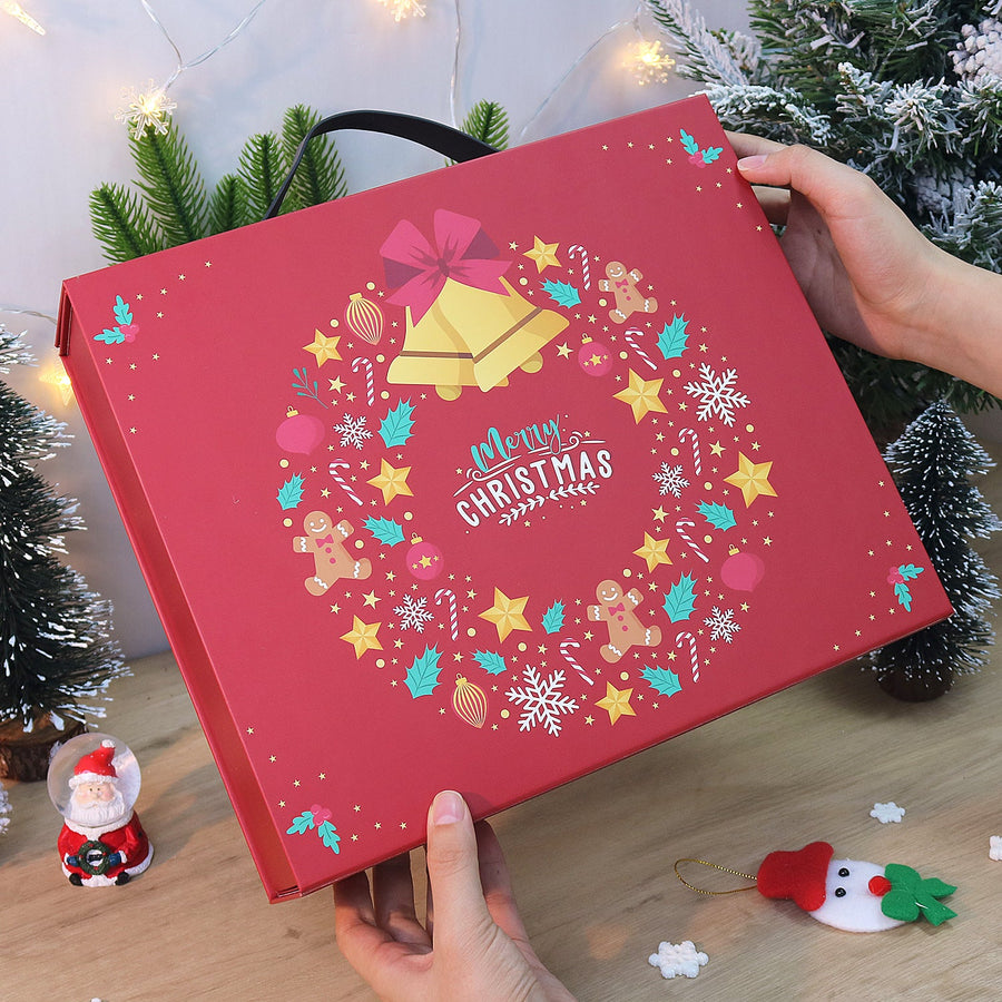 Calendrier de l'Avent Diamond painting « Couronne de Noël » – 24 surprises
