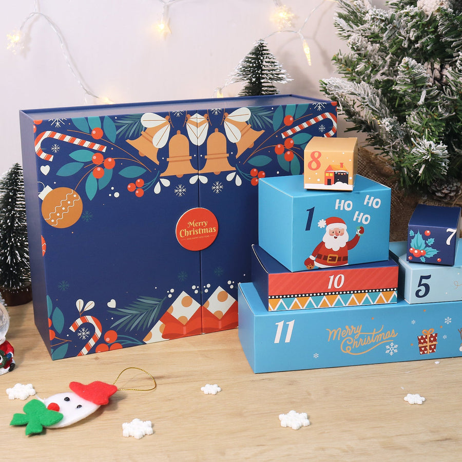Calendrier de l'Avent Peinture par numéro « Guirlandes de Fête » – 12 surprises