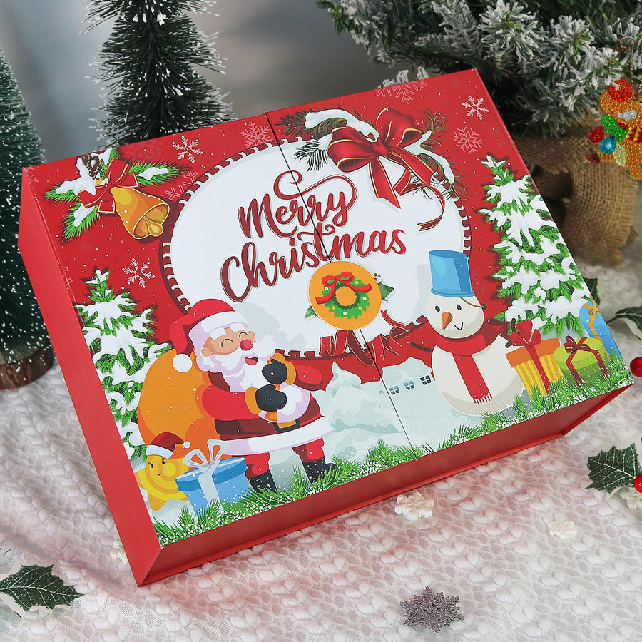 Calendrier de l'Avent Diamond painting « Père Noël Joyeux » – 12 surprises