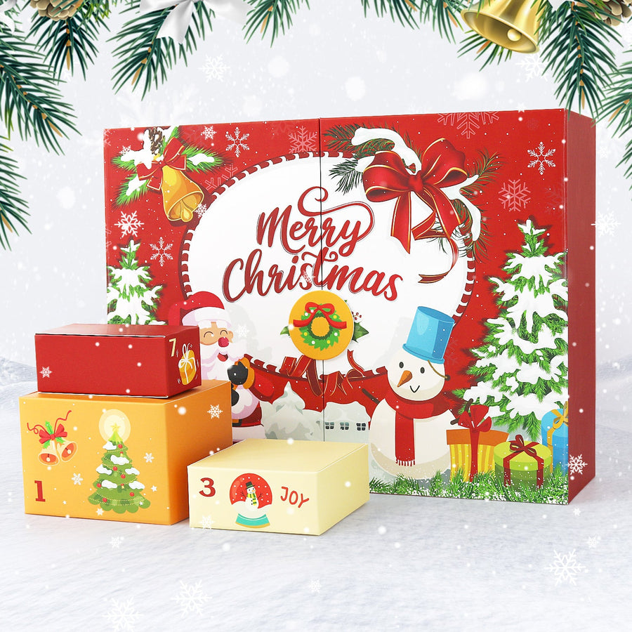Calendrier de l'Avent Diamond painting « Père Noël Joyeux » – 12 surprises