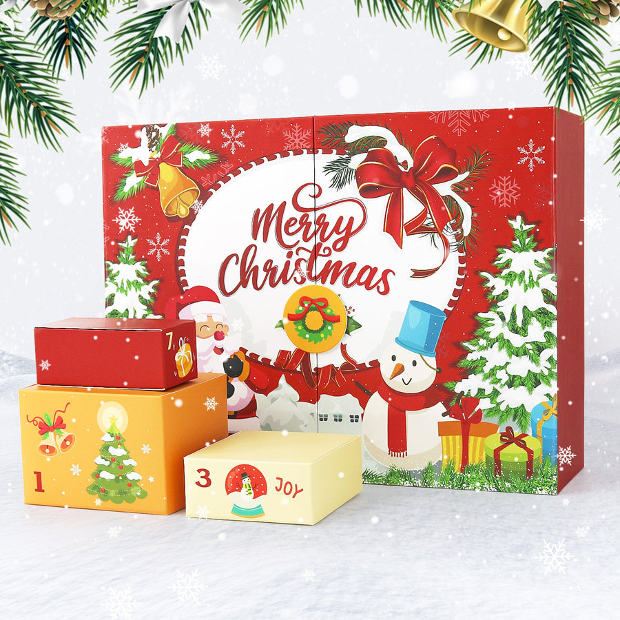 Calendrier de l'Avent Diamond painting « Père Noël Joyeux » – 12 surprises