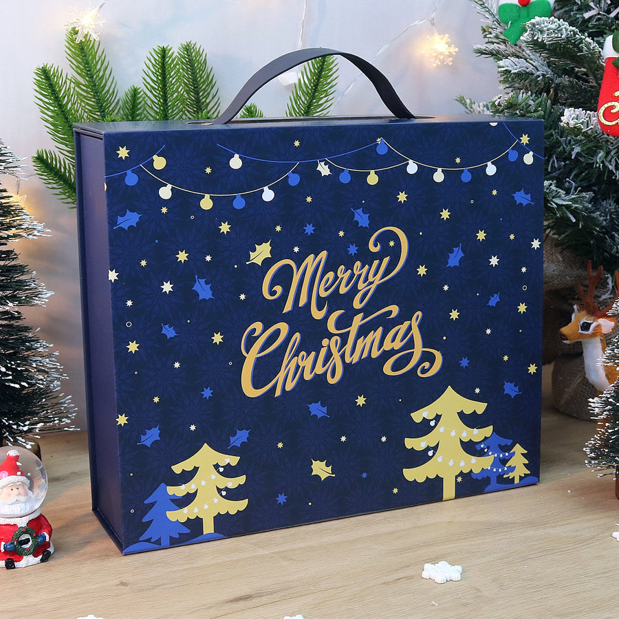 Calendrier de l'Avent Diamond painting « Sapins Dorés » – 24 surprises