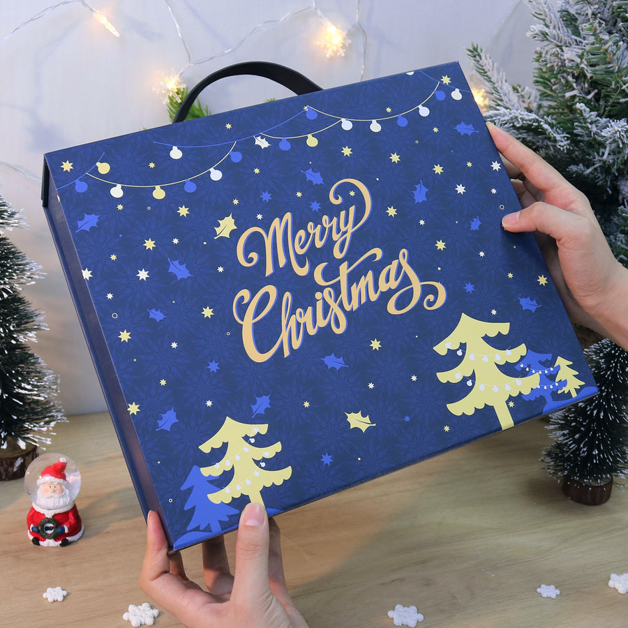 Calendrier de l'Avent Diamond painting « Sapins Dorés » – 24 surprises