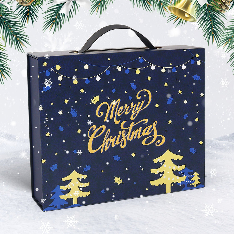 Calendrier de l'Avent Diamond painting « Sapins Dorés » – 24 surprises