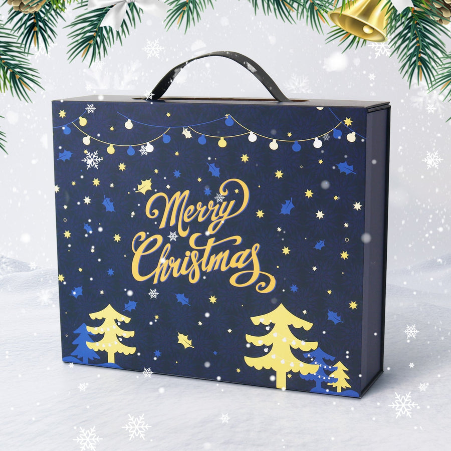 Calendrier de l'Avent Diamond painting « Sapins Dorés » – 24 surprises