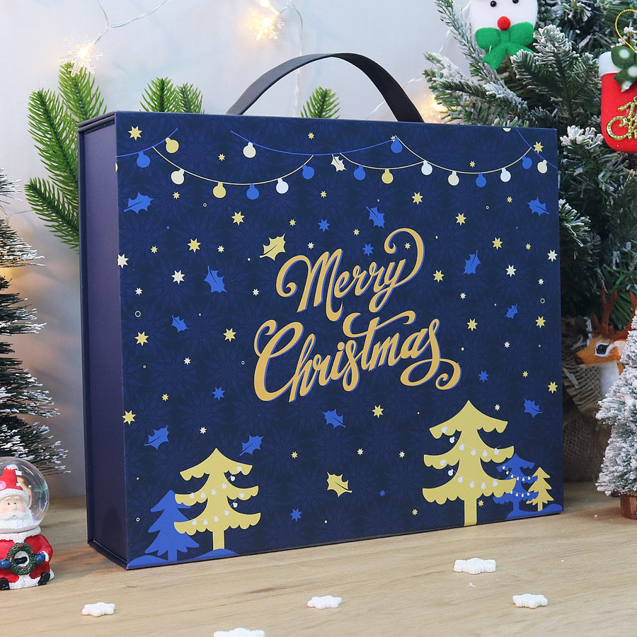 Calendrier de l'Avent Diamond painting « Sapins Dorés » – 24 surprises