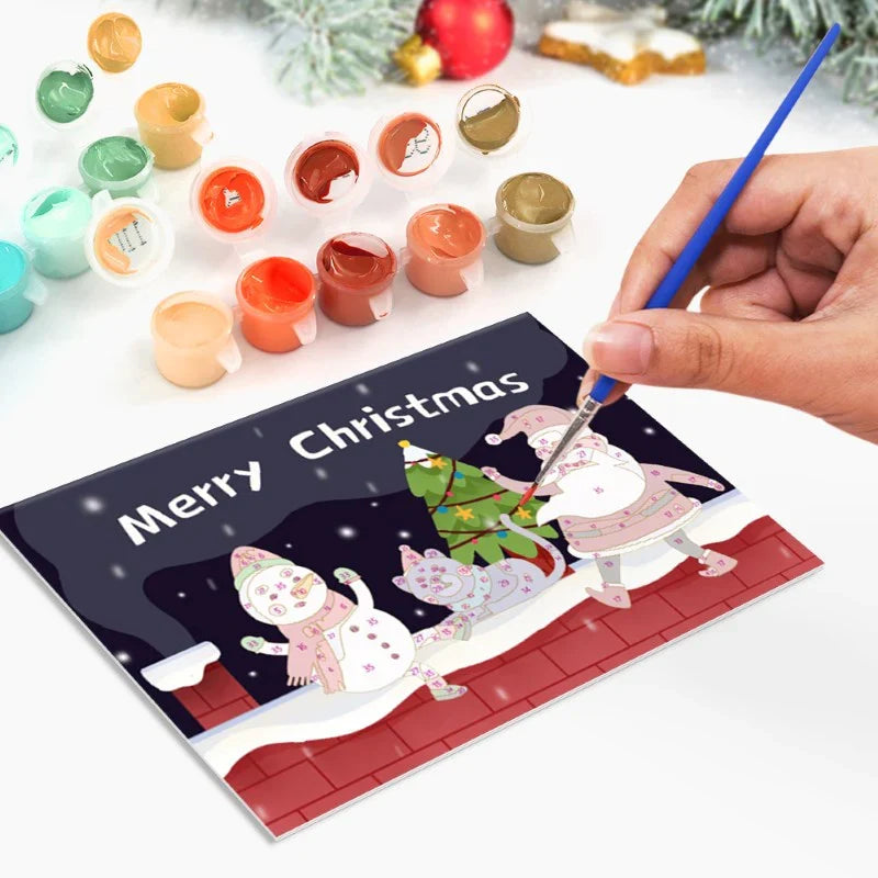 Cartes de Noël à Peindre – Série 4