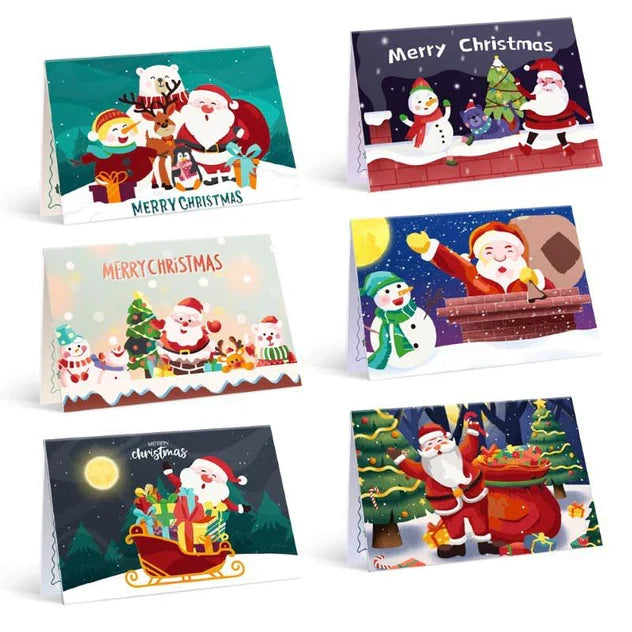 Cartes de Noël à Peindre – Série 4