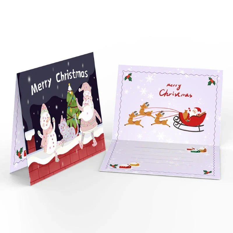 Cartes de Noël à Peindre – Série 4