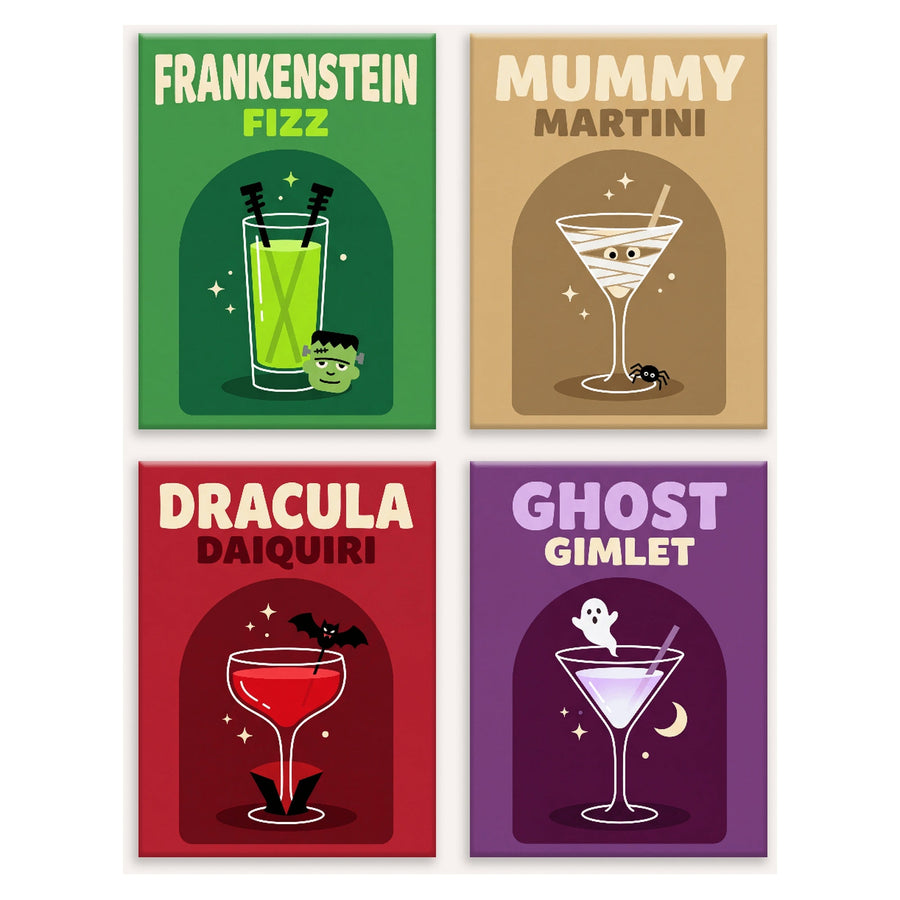 Coffret "Apéro des Monstres" – 4 peintures par numéro