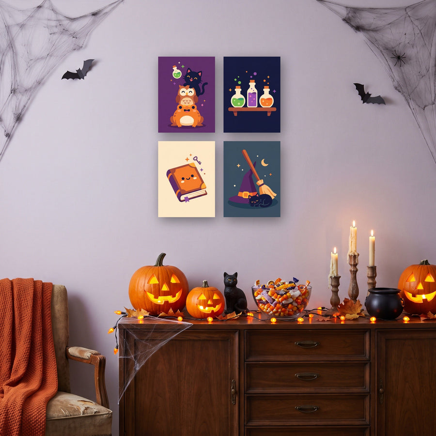 Coffret "Secrets de Grimoire" – 4 peintures par numéro