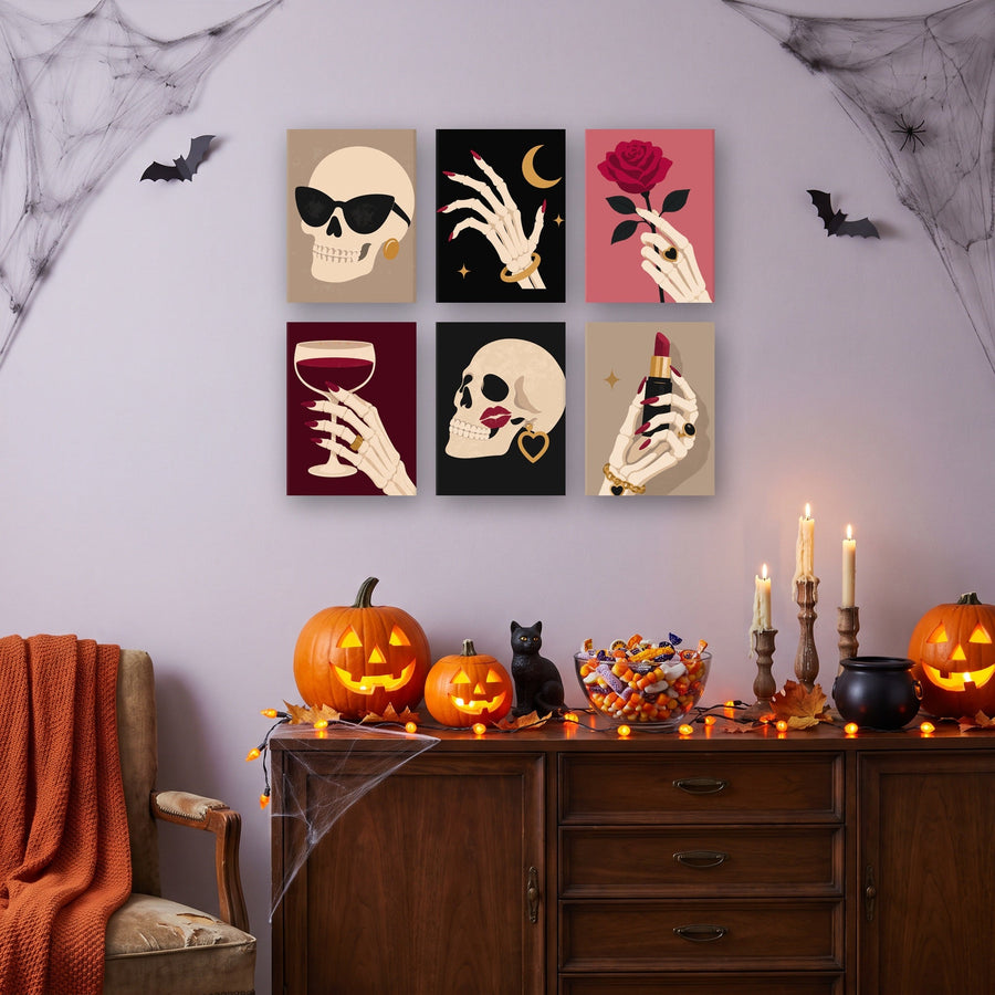 Coffret "Chic Gothique" – 6 peintures par numéro
