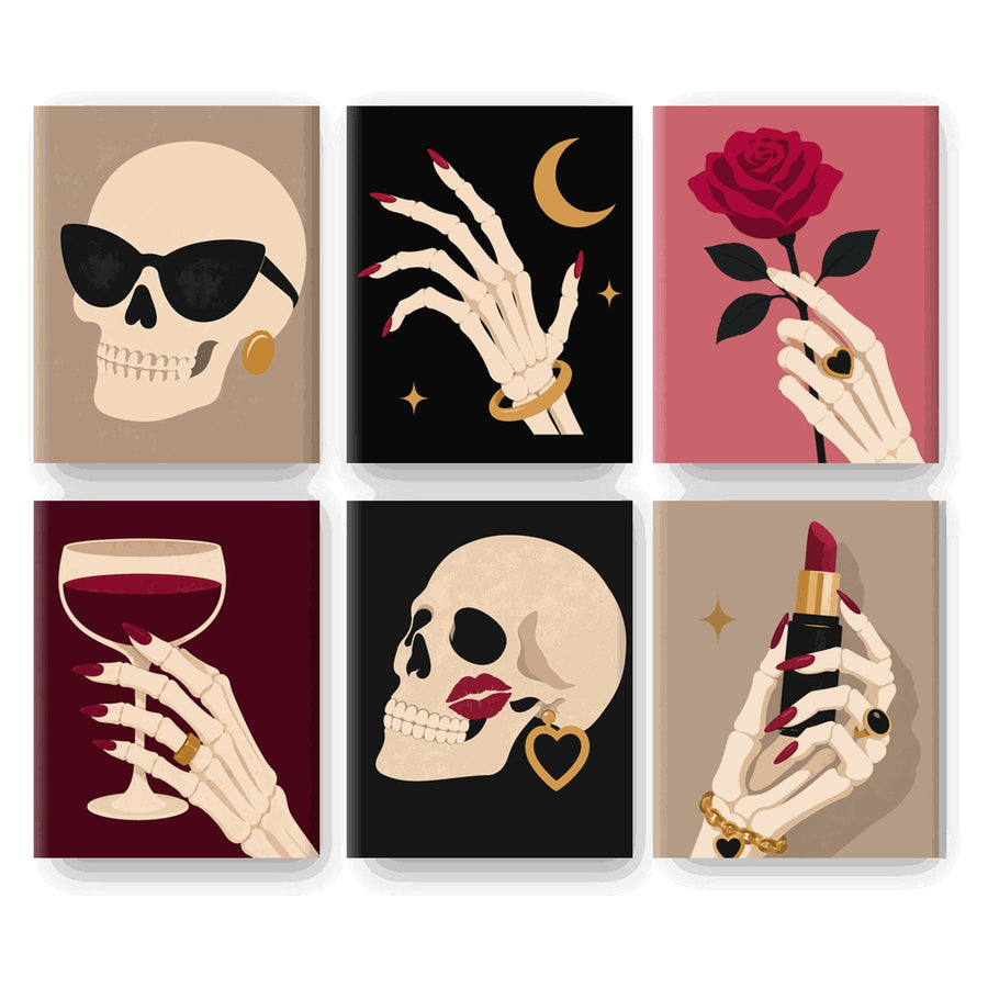 Coffret "Chic Gothique" – 6 peintures par numéro