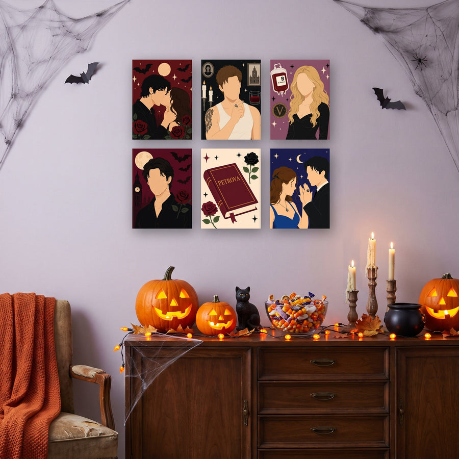 Coffret "Romance de Vampires" – 6 peintures par numéro