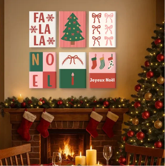 Coffret "Noël" – 6 peintures par numéro