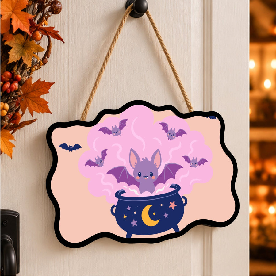 Chauve-souris au Chaudron | Pancarte à peindre