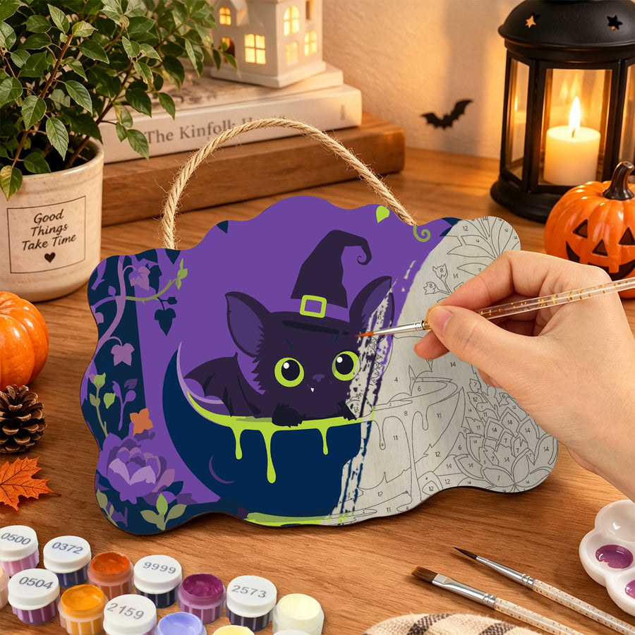 Chauve-Souris et Potion Verte | Pancarte à peindre
