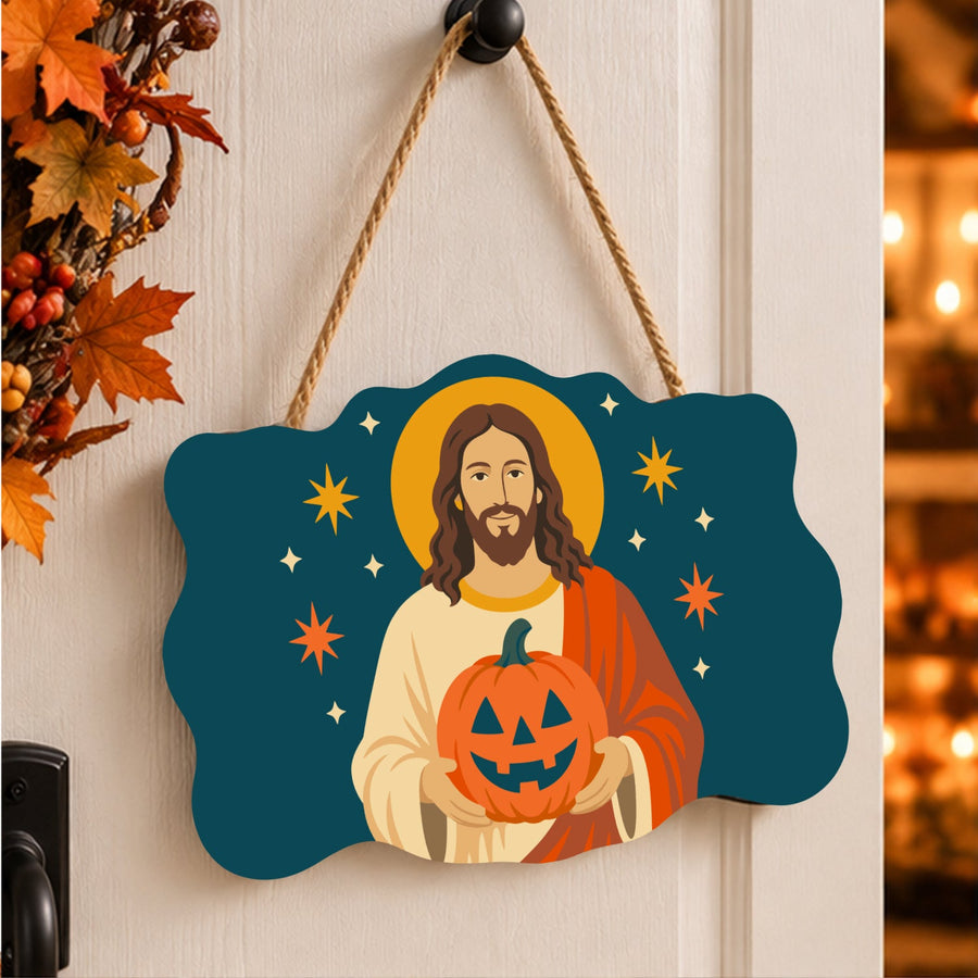 Christ à la Citrouille | Pancarte à peindre