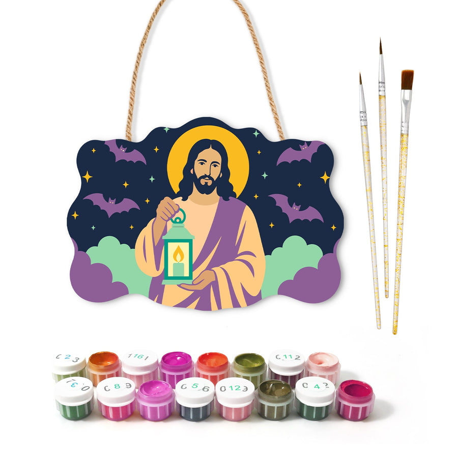 Christ à la Lanterne | Pancarte à peindre