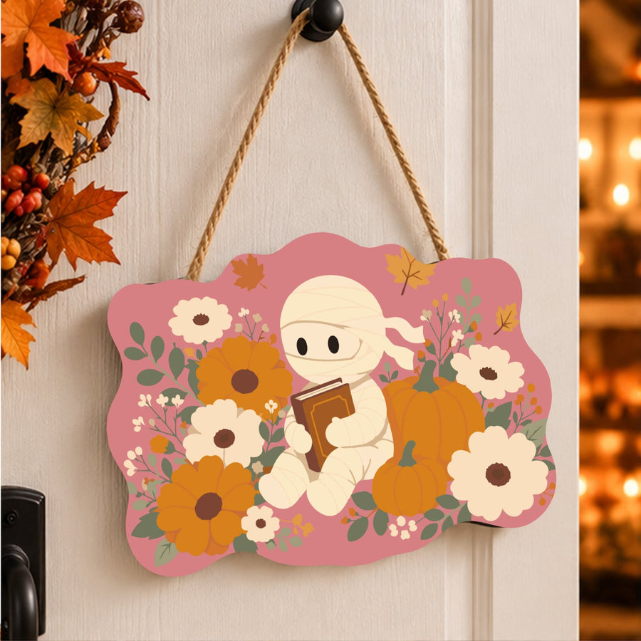 Momie au Jardin Rose | Pancarte à peindre