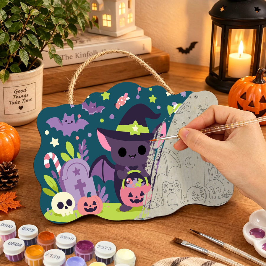 Petite Chauve-Souris Magicienne | Pancarte à peindre