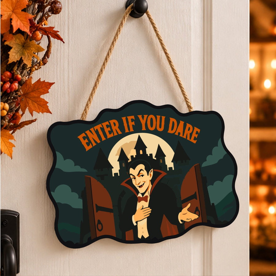 Vampire au Portail | Pancarte à peindre