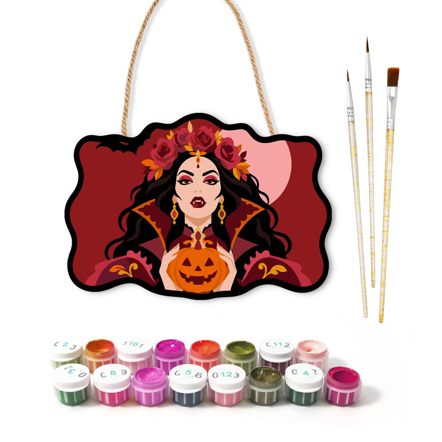 Vampire aux Roses Rouges | Pancarte à peindre