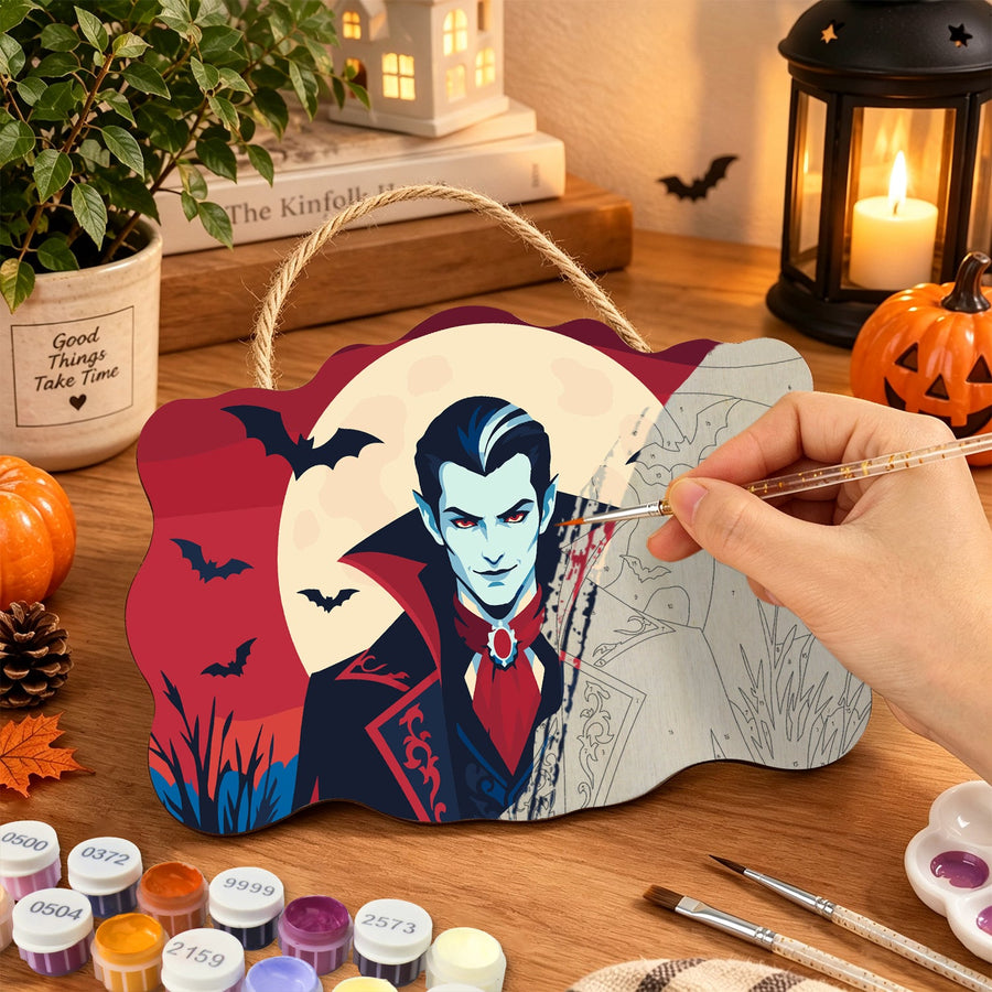 Vampire au Clair de Lune | Pancarte à peindre