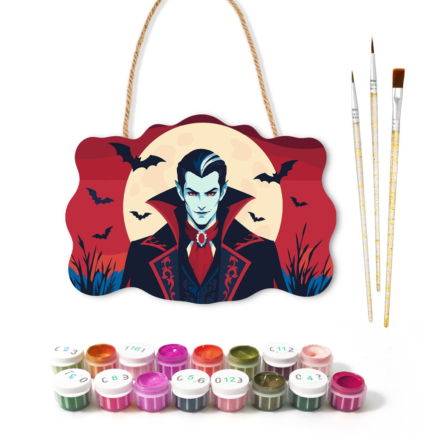 Vampire au Clair de Lune | Pancarte à peindre