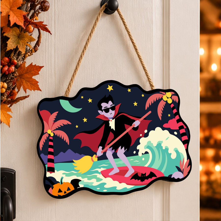 Vampire Surfeur à Lunettes | Pancarte à peindre