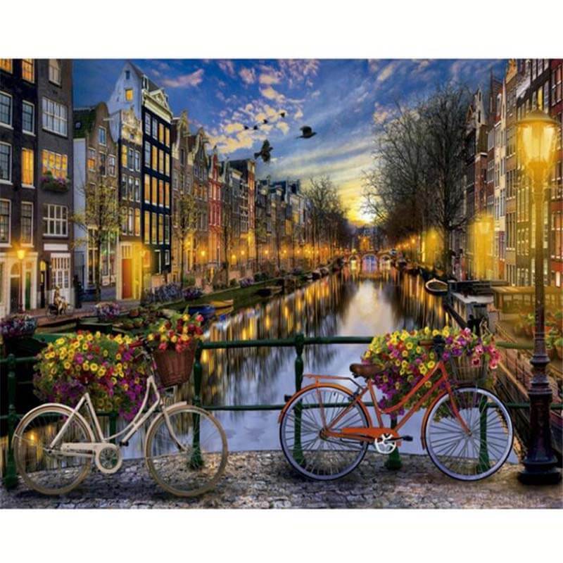 Pont d'Amsterdam | Peinture par numéro