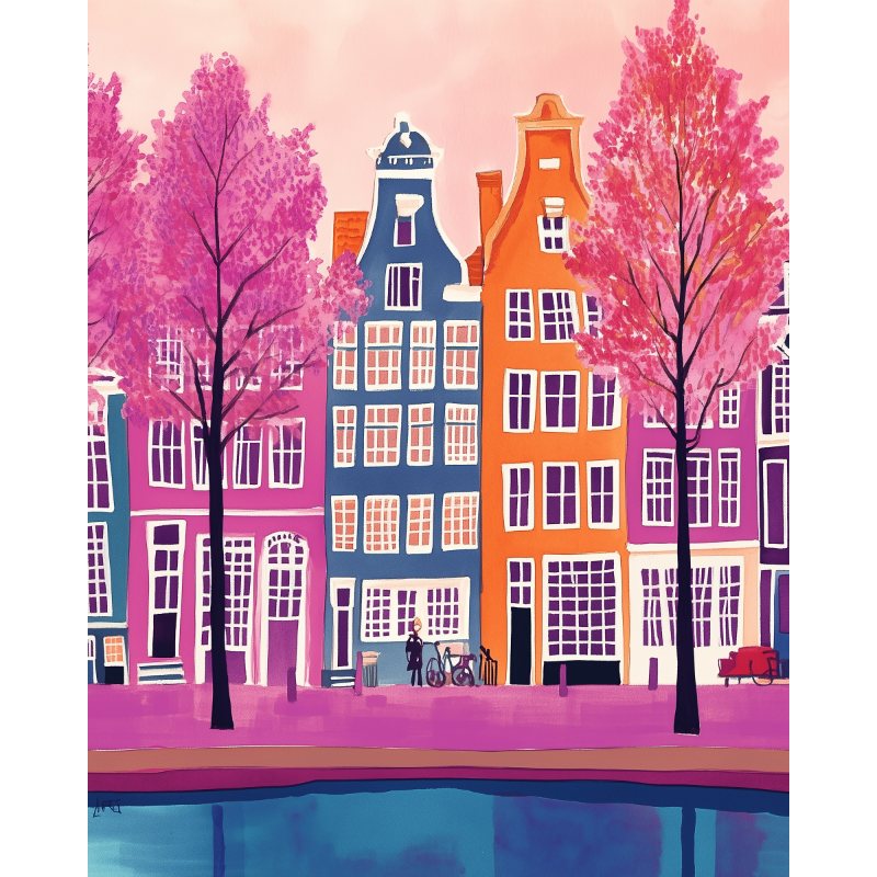 Amsterdam Vive | Peinture par numéro
