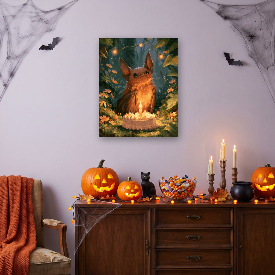 Anniversaire de la Chauve-Souris | Peinture par numéro