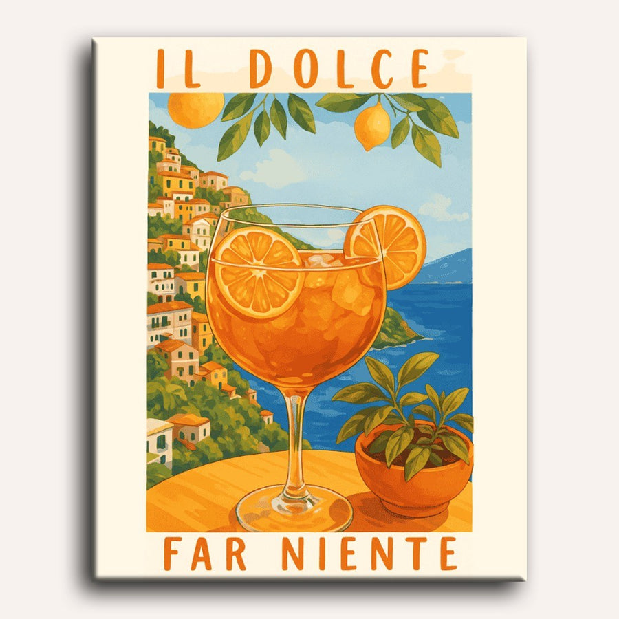 Aperol en Italie | Peinture par numéro
