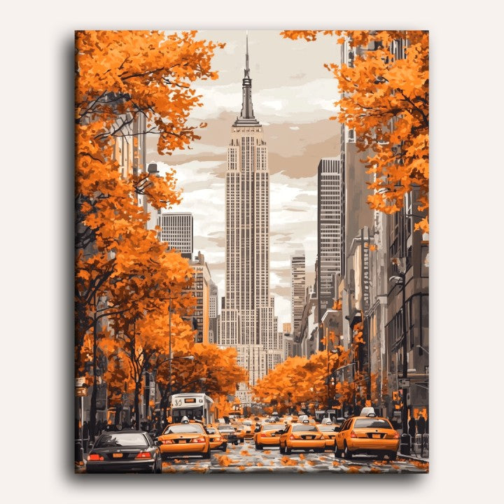 Automne à New York | Peinture par numéro