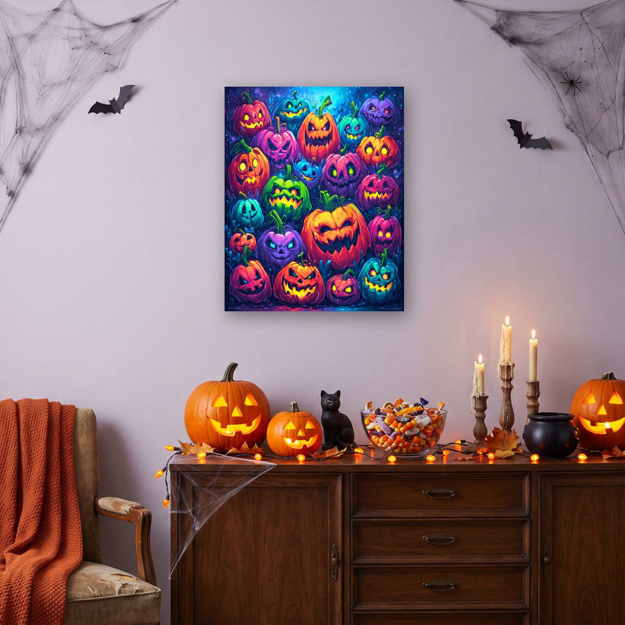 Bande de Citrouilles | Peinture par numéro