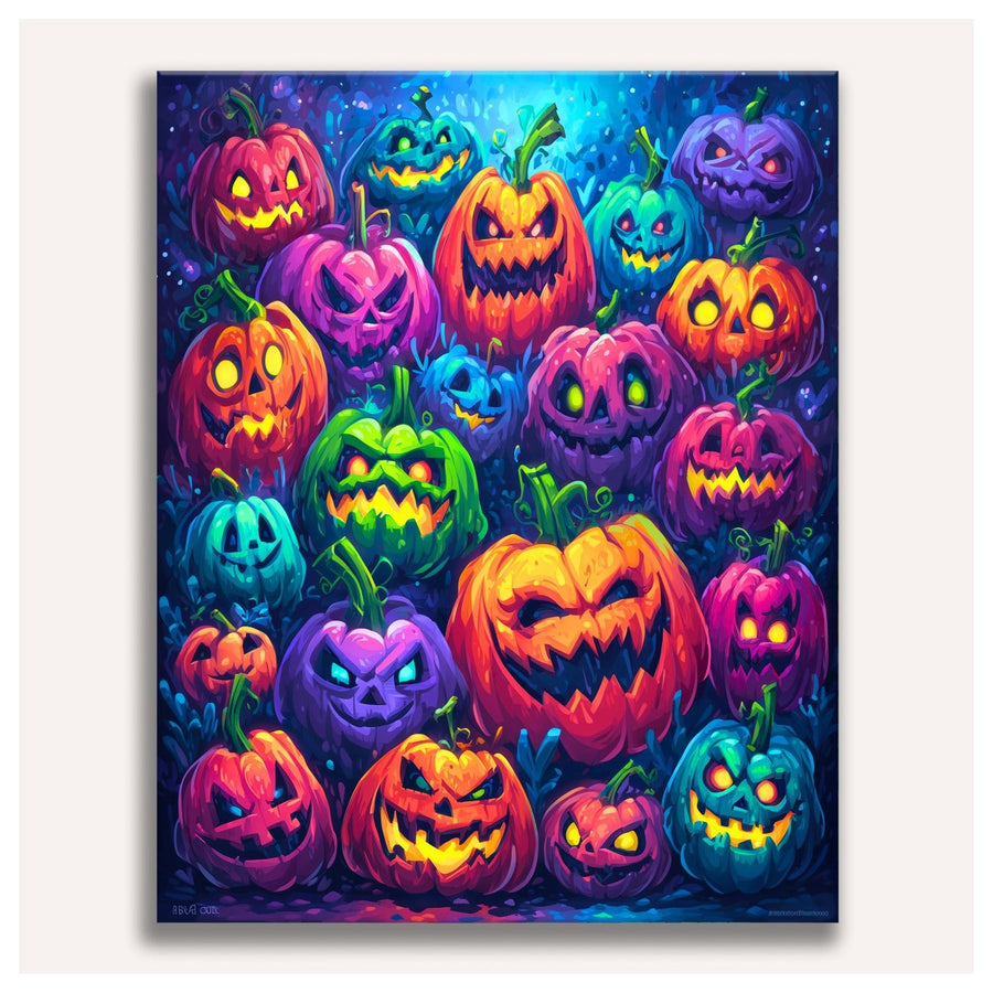 Bande de Citrouilles | Peinture par numéro