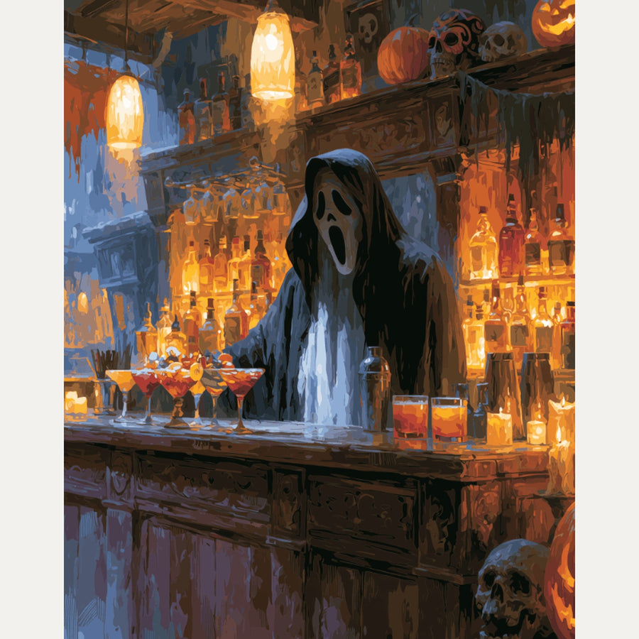 Bar Hanté | Peinture par numéro
