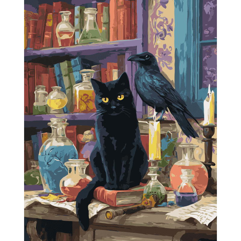 Compagnes Noires | Peinture par numéro