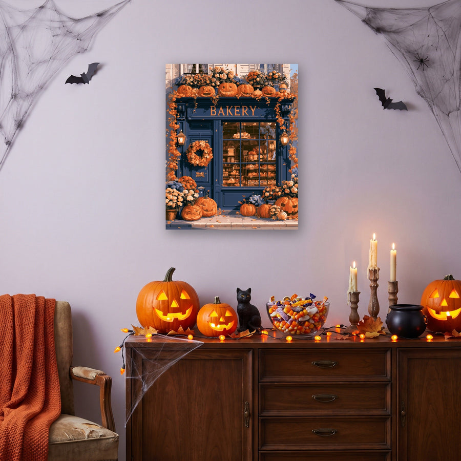 Boulangerie d'Automne | Peinture par numéro