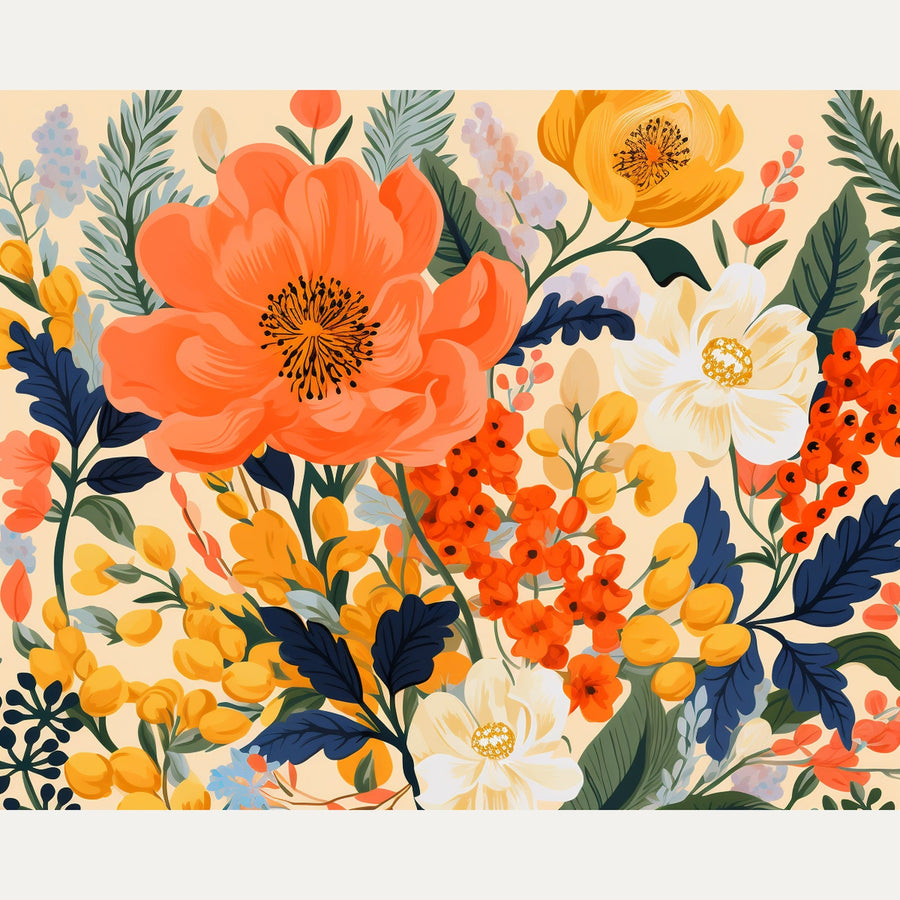 Bouquet Solaire | Peinture par numéro