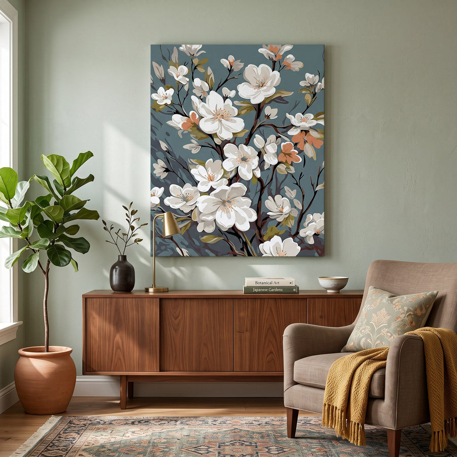 Branches de Magnolia | Peinture par numéro