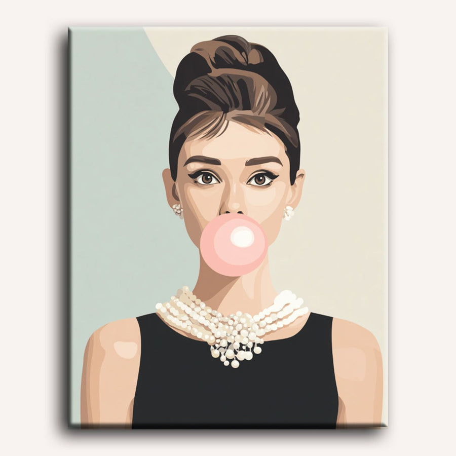 Bulle de Chewing-gum | Peinture par numéro
