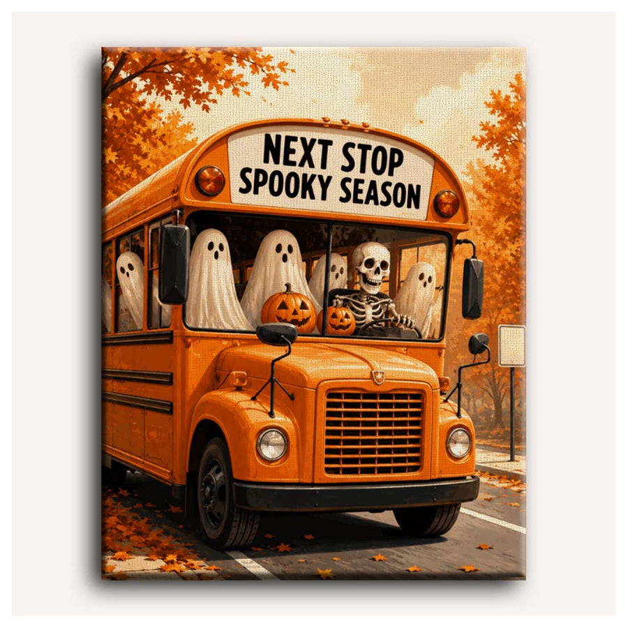 Bus des Fantômes | Peinture par numéro