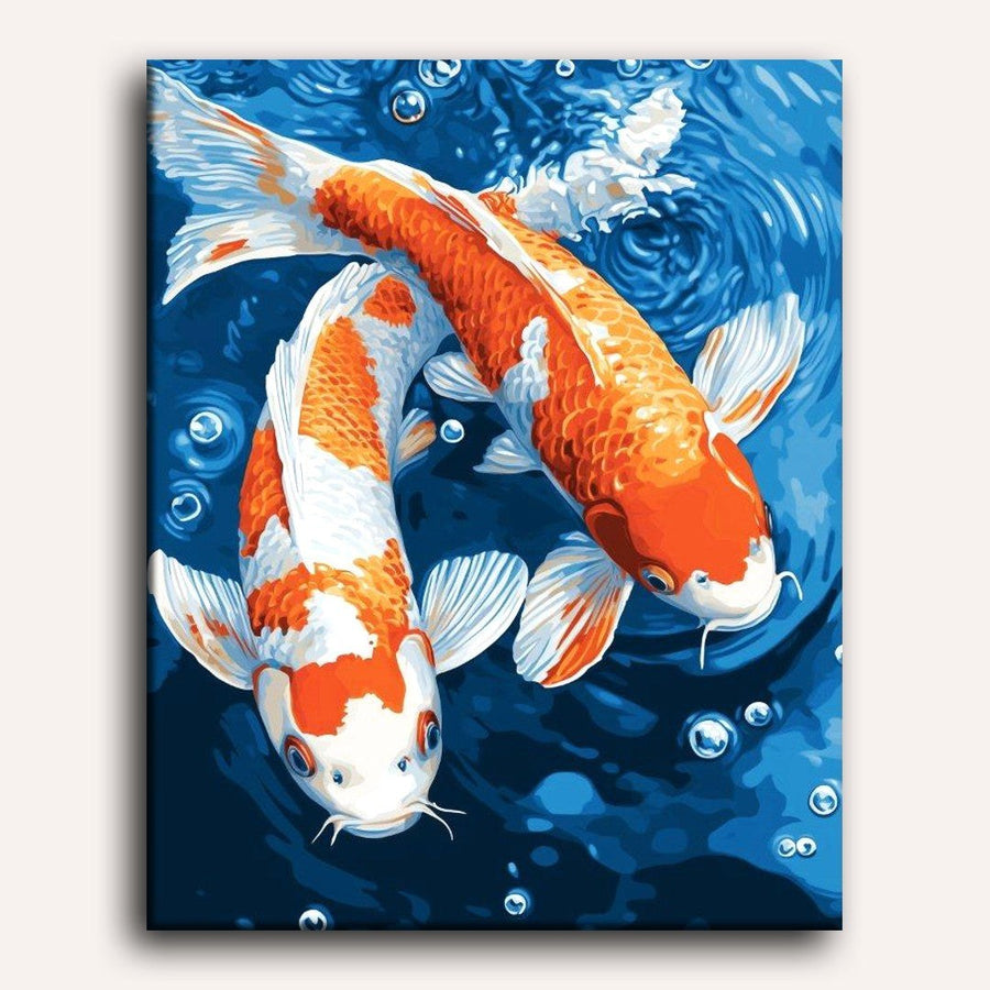 Carpes Koï | Peinture par numéro
