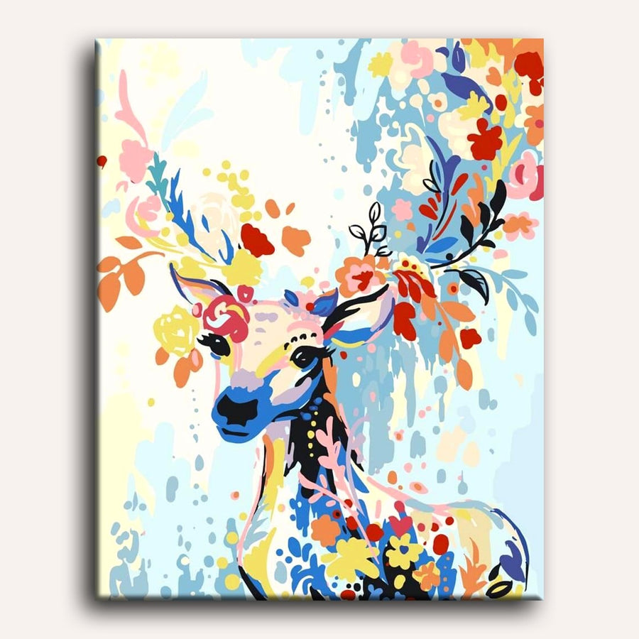 Cerf Printanier | Peinture par numéro