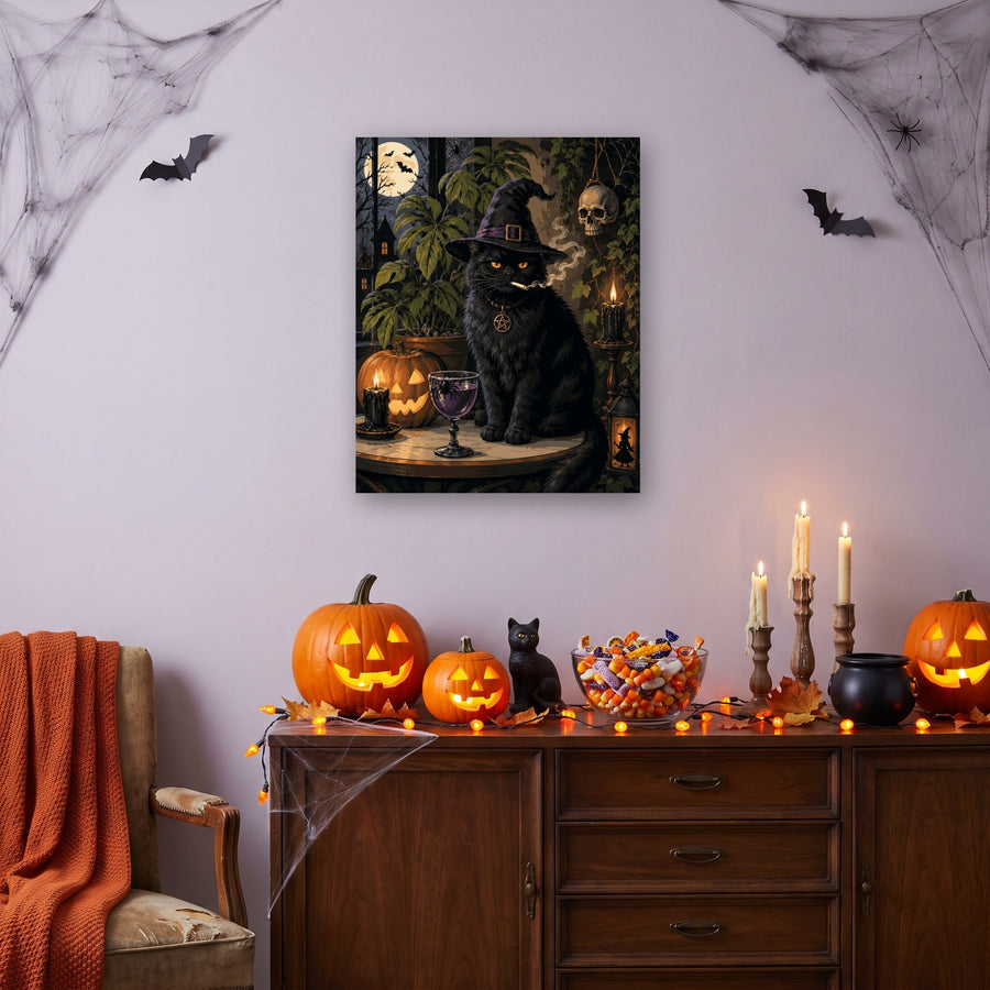 Chat Sorcier | Peinture par numéro